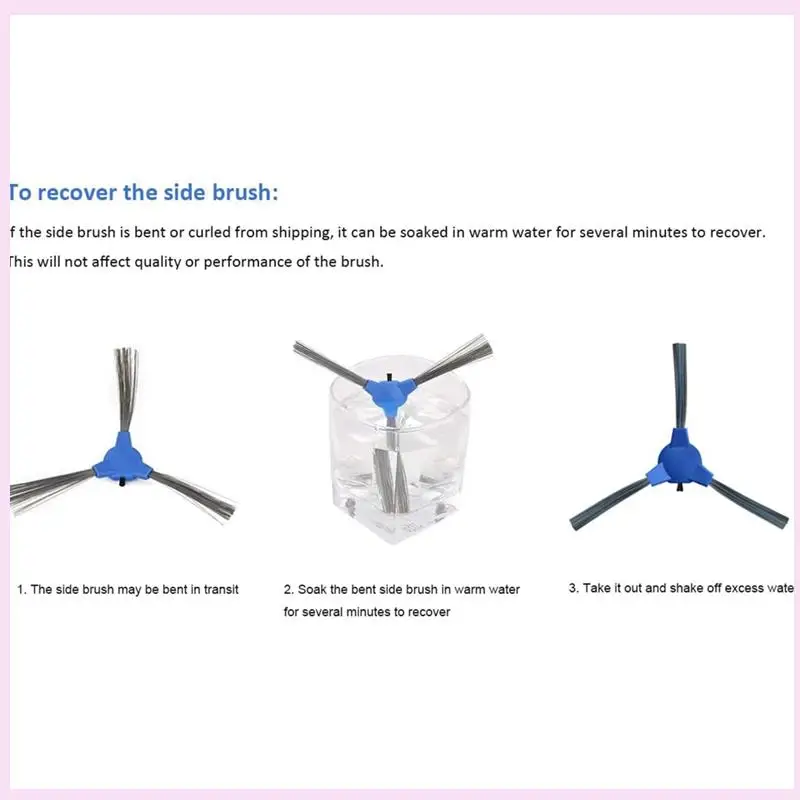 

B25B для Eufy G40 Hybrid/Hybrid+ Робот-пылесос Аксессуары Основная боковая щетка Швабра Тряпки Hepa-фильтр Мешки для пыли