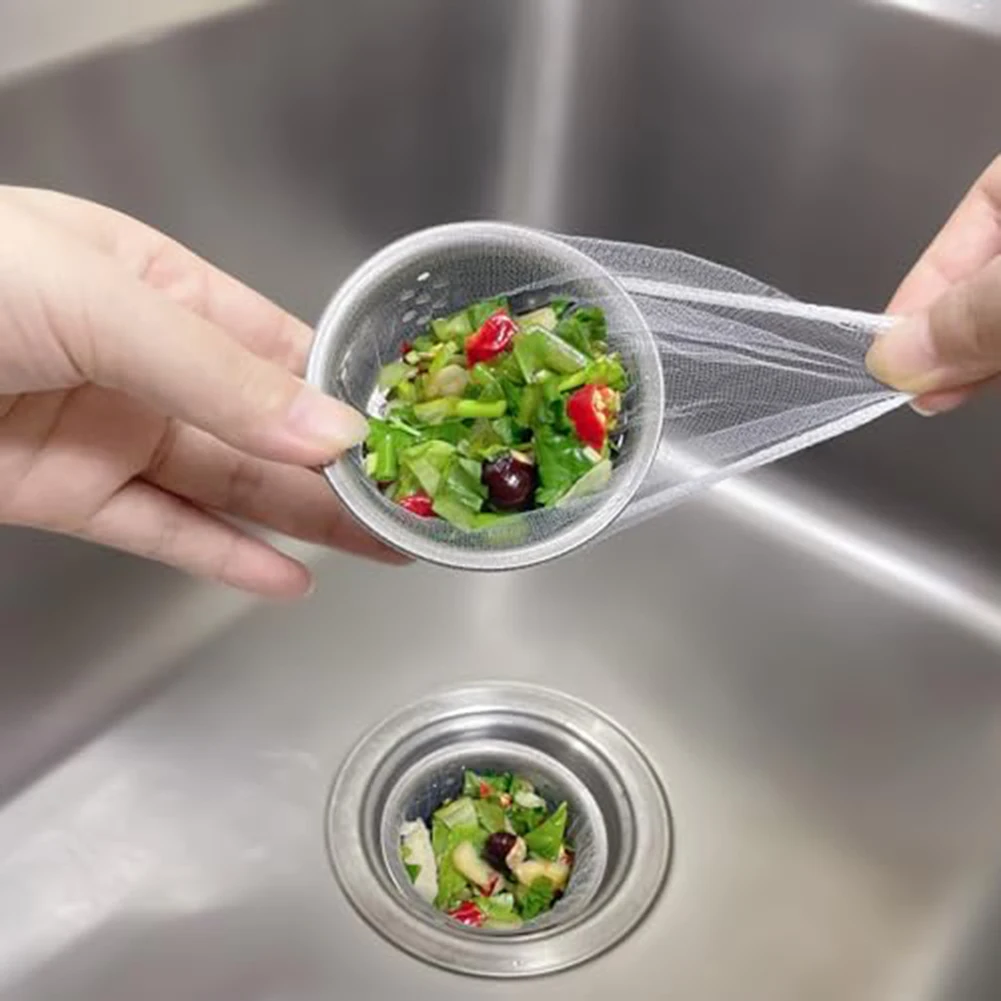 For Kitchen Use Color white Kitchen Sink Filters Drain Mesh Filters Anti-clogging Screen Flexible Mesh Material