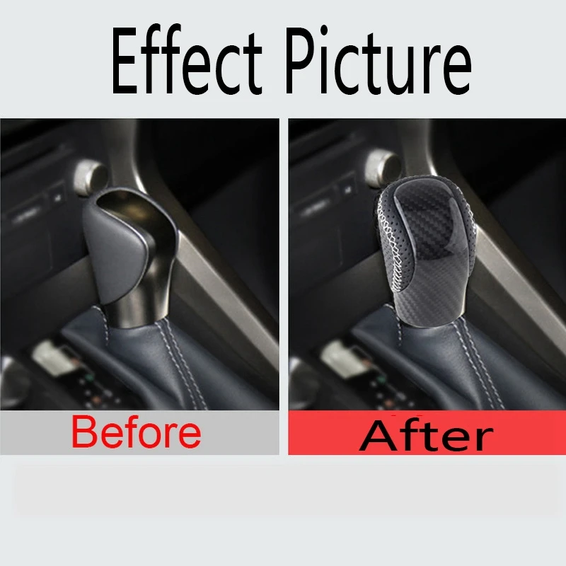 Car Gear Shift Knob Leather Gear Ball Head Stick Shift Lever Knob For Lexus ES IS RX NX RC Universal