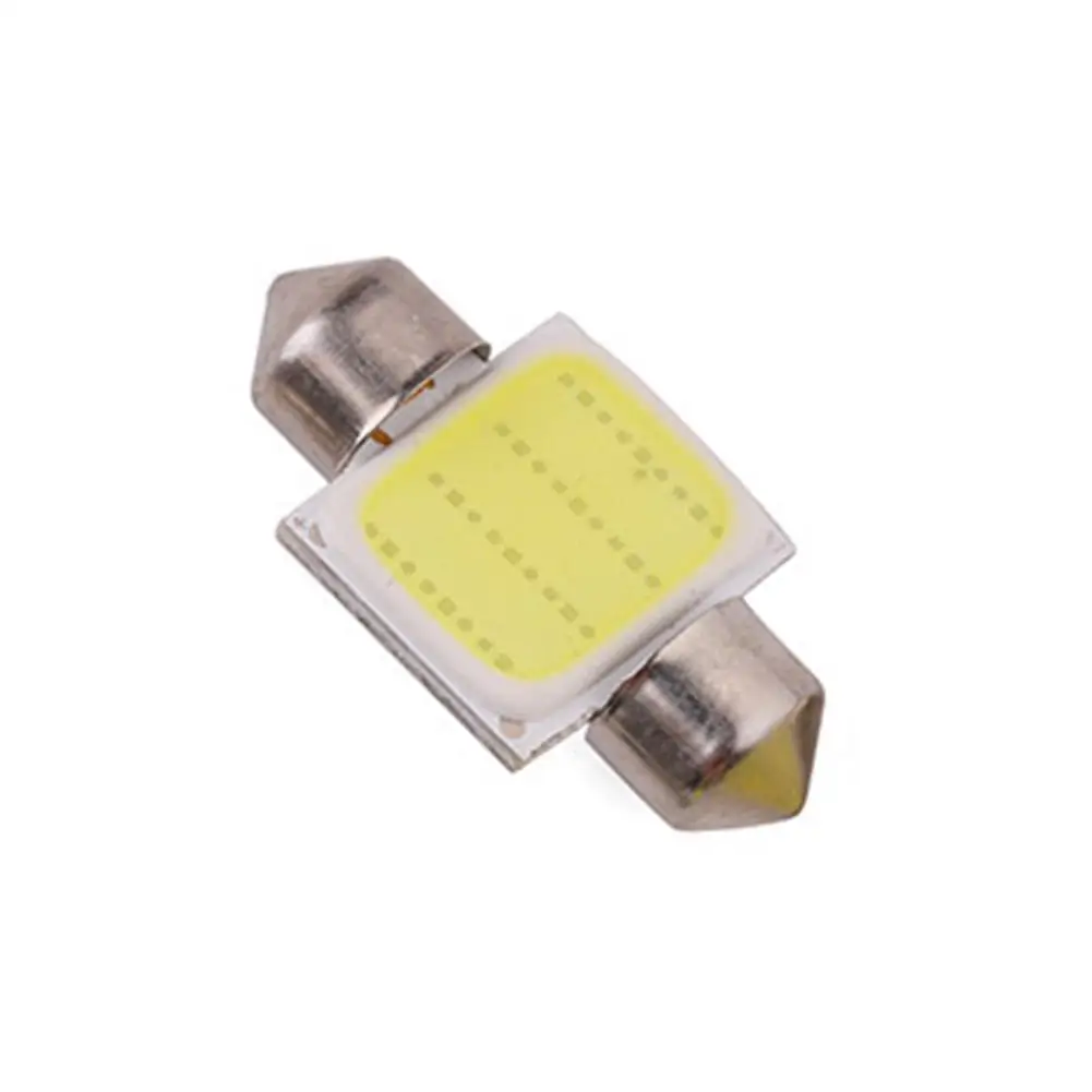 1pc 31mm Bi-pointed Led Reading Light 31mm 12SMD1210 Dome Light License Plate Light Trunk Light