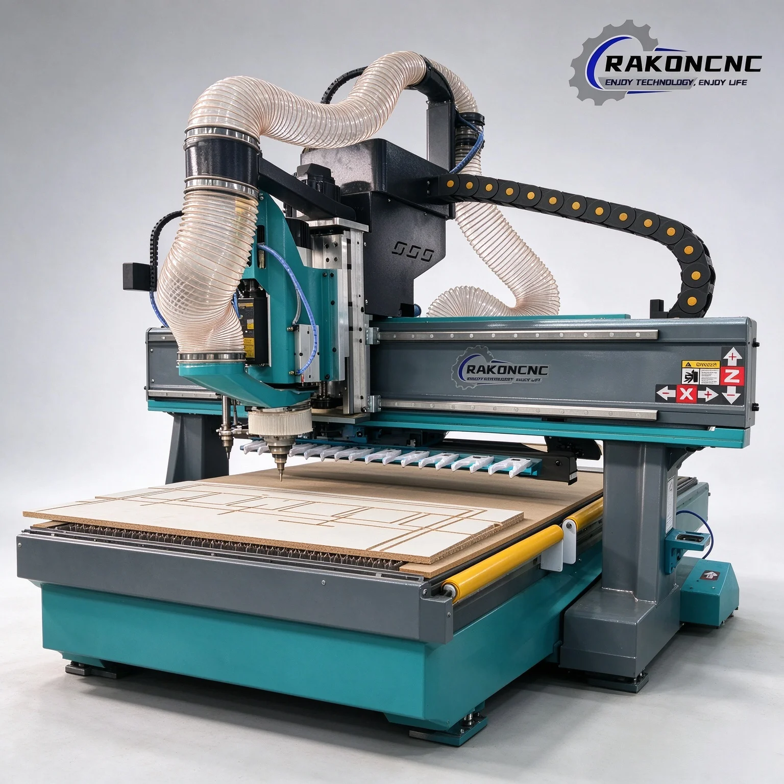 Factory Price MDF Furniture Making 3 Axis Wood Plywood Acrylic Cutting 1325 ATC Cnc Router Machine Price for Hardwood and Mdf