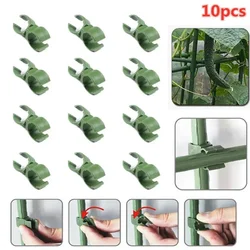 Delysia King  10 pcs greenhouse bracket green fixing clip plant grafting bracket plastic 360 adjustment garden supplies