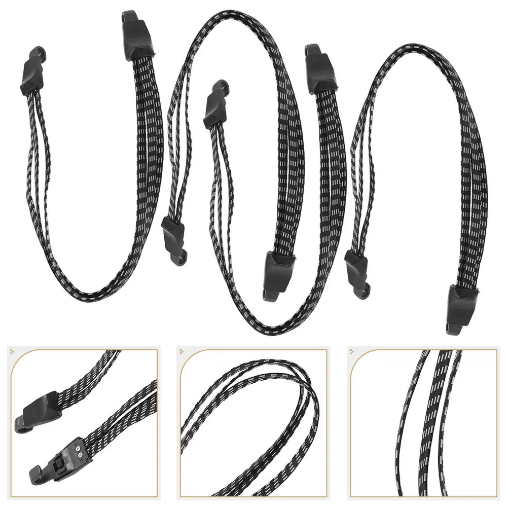 

Комплект из 4 компактных регулируемых крепежных ремней для велосипедов, багажа, грузов, для путешествий, велоспорта, кемпинга