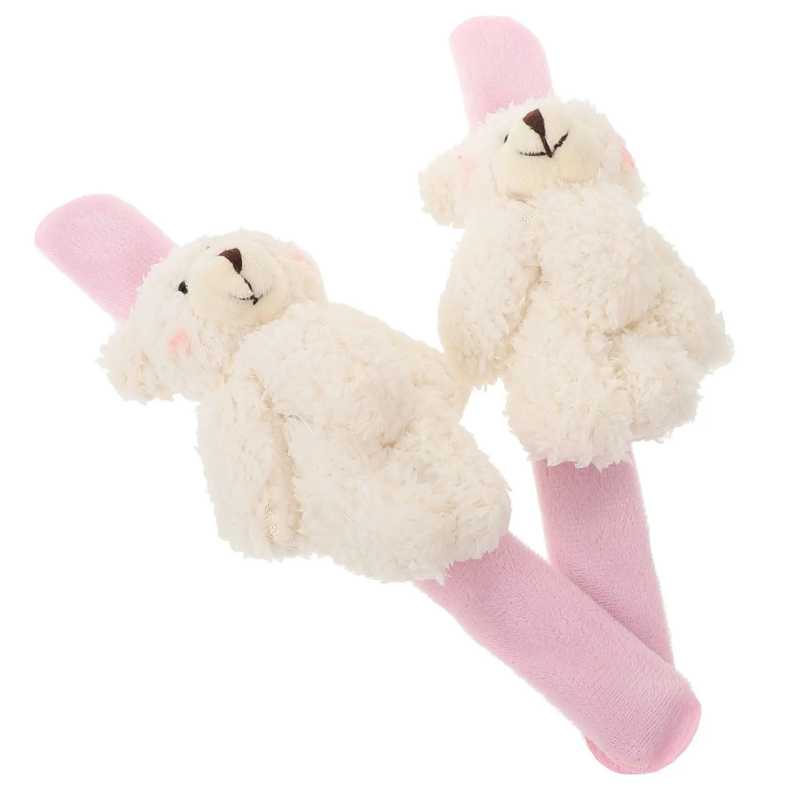 

2 шт. милых браслетов-хлопушек в виде животных, мягкие гибкие браслеты для детей и взрослых, сувениры для вечеринок, тематические праздничные принадлежности, браслеты-защелки, оптом