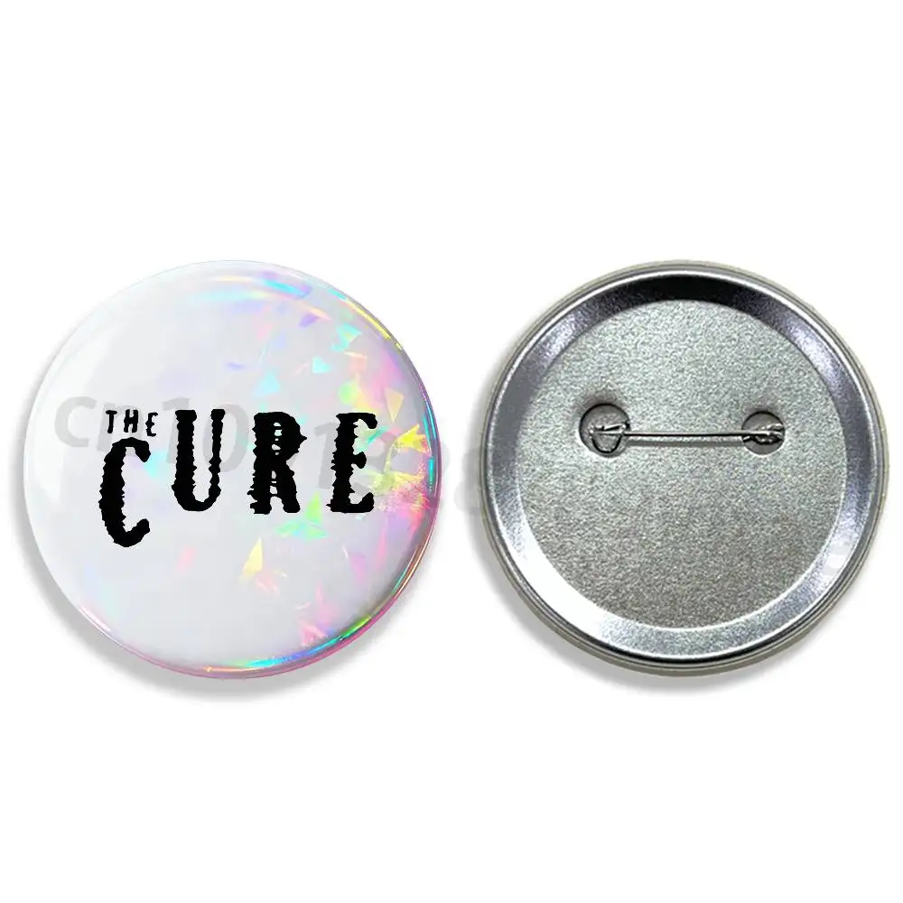 Rock Band C-Cure 58mm Badge Brooches on Backpack Clothes Handmade Round Enamel Pins for Jewelry