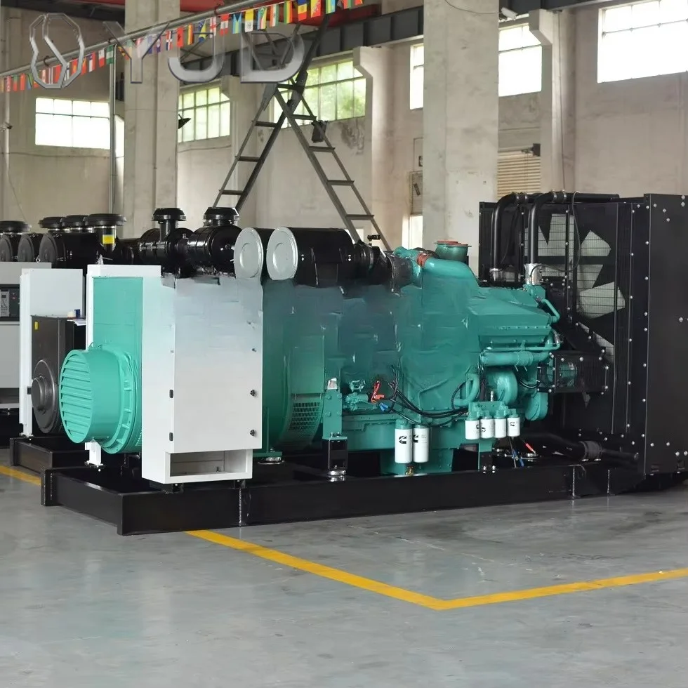 Prime Power 1200kw 1300kw diesel Generator KTA50-GS8  Silent Generators 1.3mw