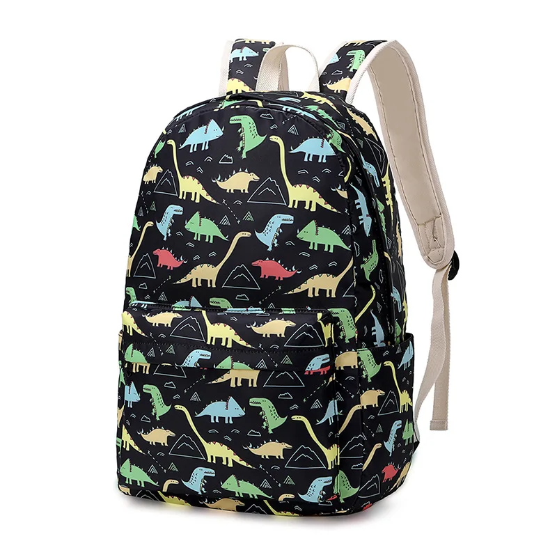 Nieuwe Dinosaurus Prints Schooltassen Voor Meisjes Jongens Kinderen Schooltas Waterdichte Rugzak Set Lunch Tas Kinderen Schattige Boekentassen