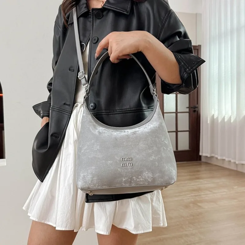 

Элегантная минималистичная кожаная сумка-кроссбоди, женская дизайнерская сумка через плечо, классическая сумка-тоут, сумка для подгузников