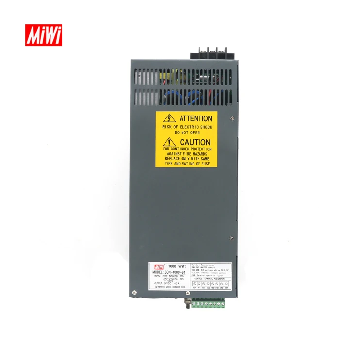 MIWI SCN-1000-15 66A 1000W 15V Ac input switching power supply