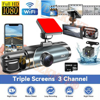 2/3 Camera Dash Cam For Cars Car DVR 1080P WIFI APP Car Dvr Video Recorder Rear View Camera G-Sensor Black Box Car Accessory