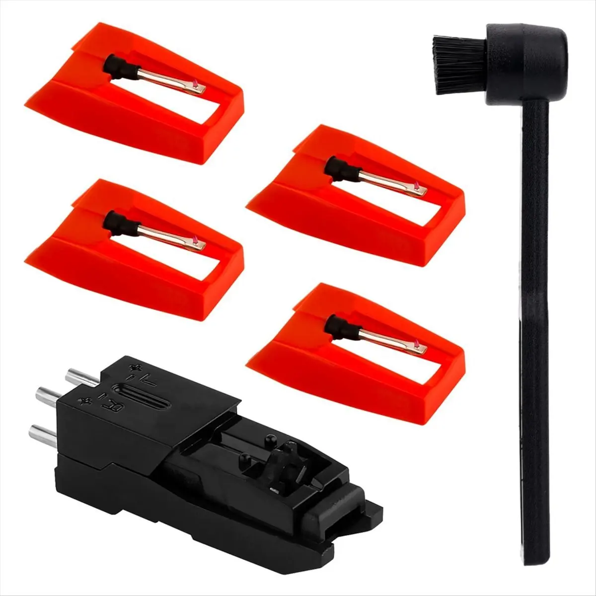 A77K Player Needle Replacement, 4pcs Record Player Stylus Needle,for ION Player LP Phonograph