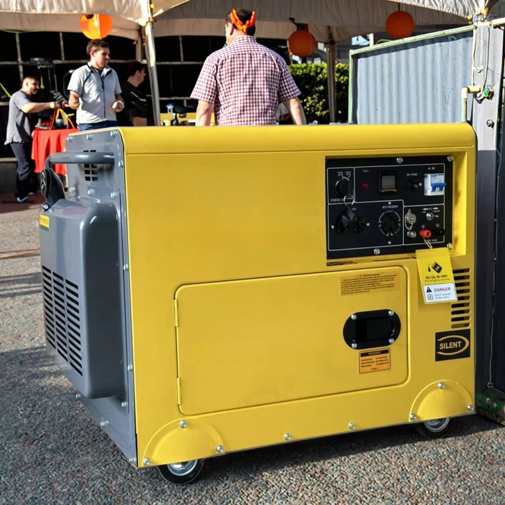 Ultra-quiet 10KW 10KVA all-copper generator 5kva 12kva 220V frequency 50/60hz ATS option Automatic start stand-alone machine
