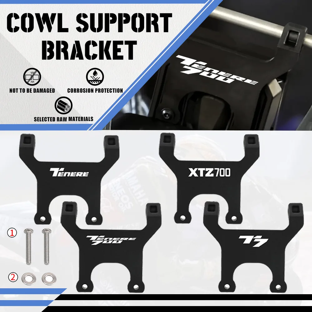 

For Yamaha Tenere700 T700 T7 XTZ Tenere 700 XTZ700 2019 2020 2021 2022 2023 Motorcycle Dash Stabilizer Anti Vibration Bracket