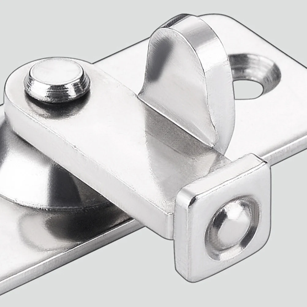 

2Pcs Stainless Steel Door Latch Solid 304 Sliding Bolt Lock 90 Degree Right Angle Security Barrel Bolt Home Door Window Safety