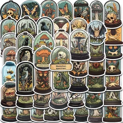 50PCS Cartoon VINYL Stickers Vintage Harajuku Laptop Scrapbook Bedroom Skateboard Phone Scrapbook Dormitory Wall Room Bar Decals