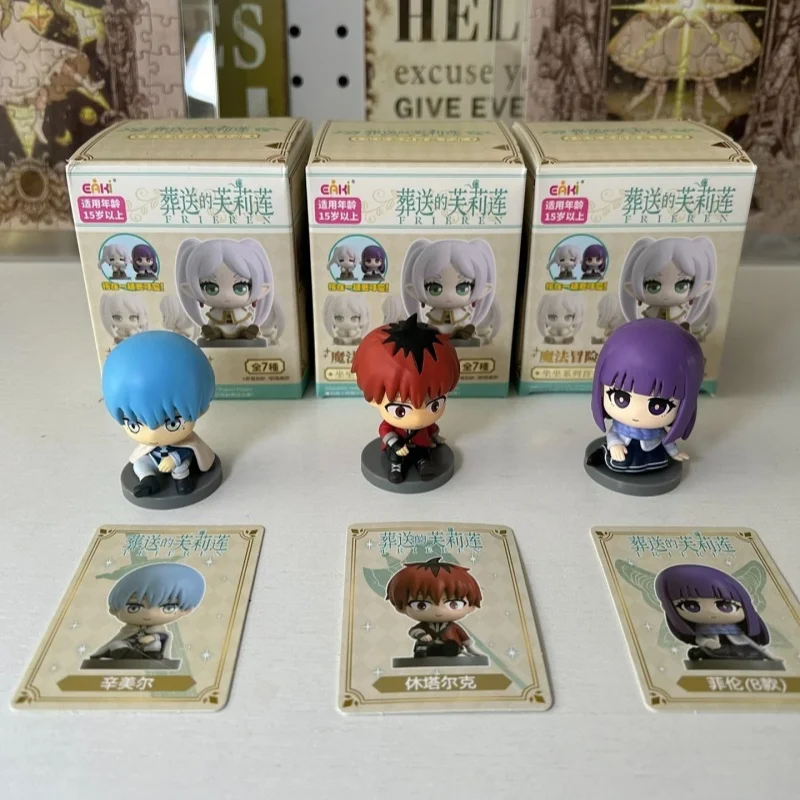 

New Funeral Florian Sitting Series Blind Box Q-Version Doll Anime Figures Model Desktop Ornament Toys Surroundings Kids Gifts