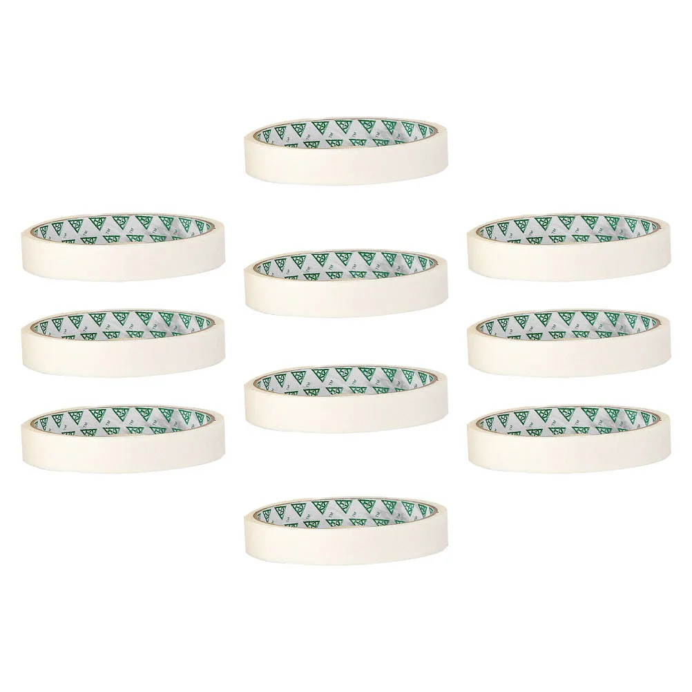 Cintas adhesivas para manualidades de pintor, cinta de papel autoadhesiva multiusos para paredes, protección en aerosol para coches, proyectos de bricolaje, 10 Uds.