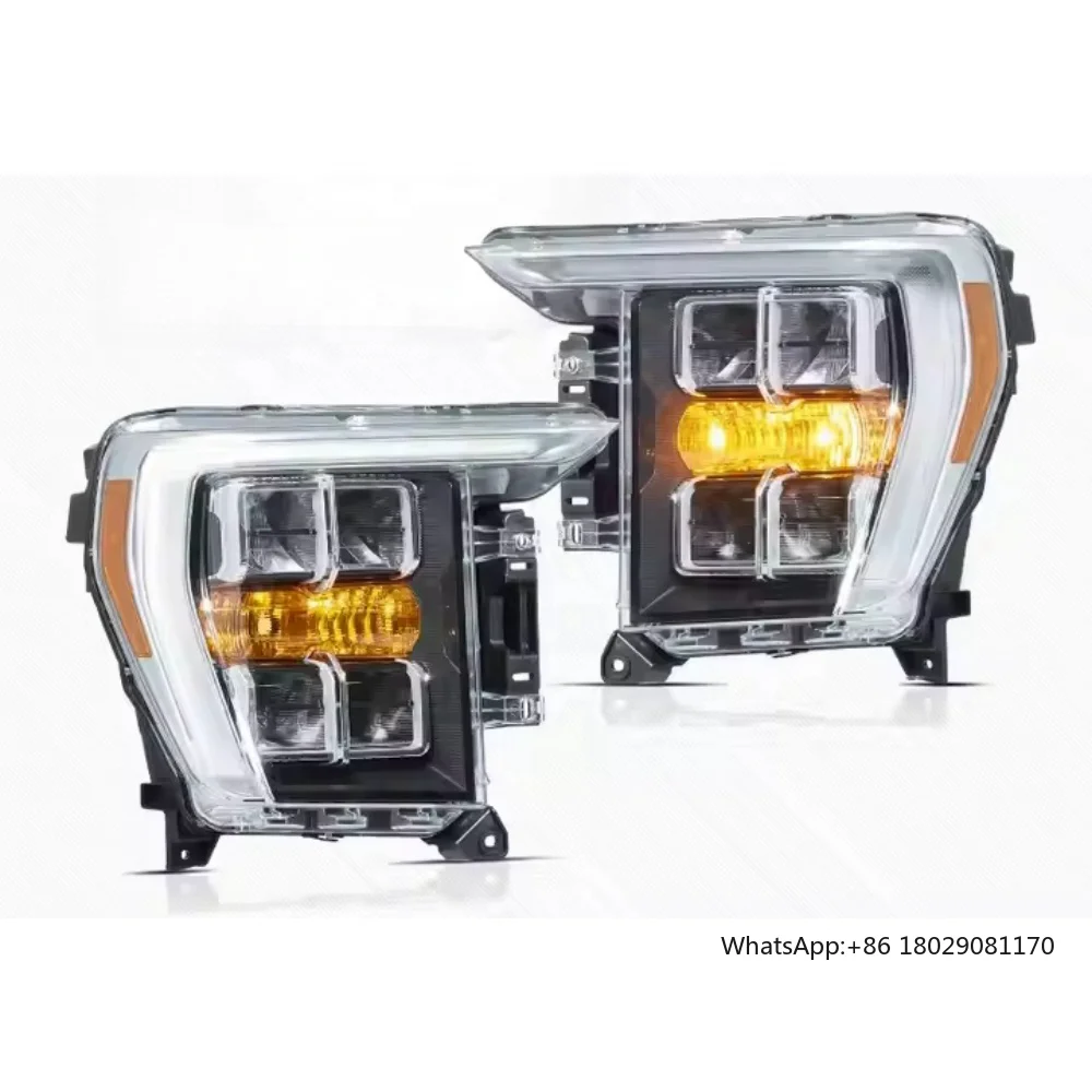 

Auto-y Waterproof Car Lamp LED Headlights for Ford F150 Raptor 2021-2023 F150 Car Accessories for Ford F150 Headlights