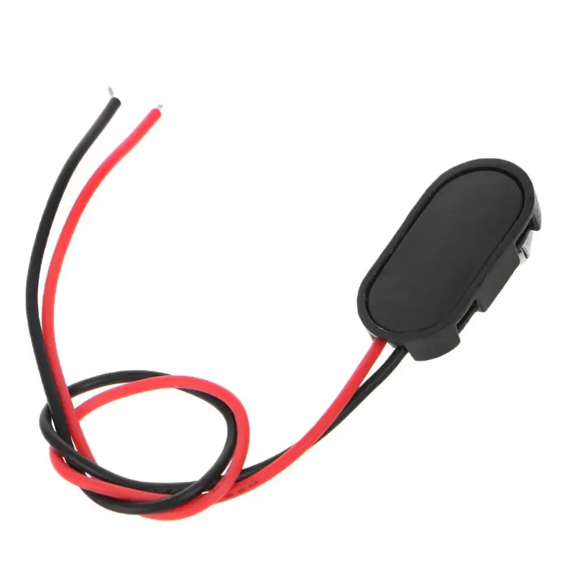 Connecteur de clip de batterie, fils étamés de type I, noir et rouge, PP3, 9V, 150mm