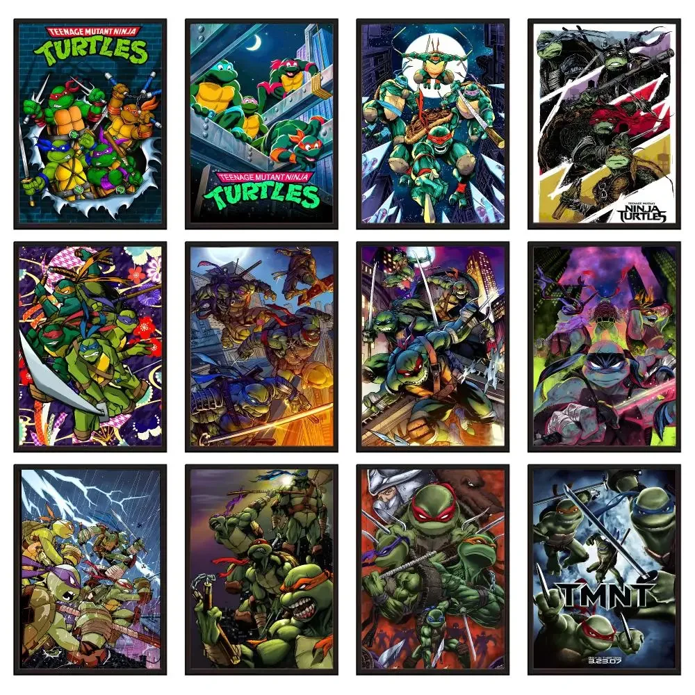 Cool Anime N-Ninja T-Turtles Painting  Canvas Poster Art for Bedroom Living Room Home Decor Wall Decoration Decals Gift