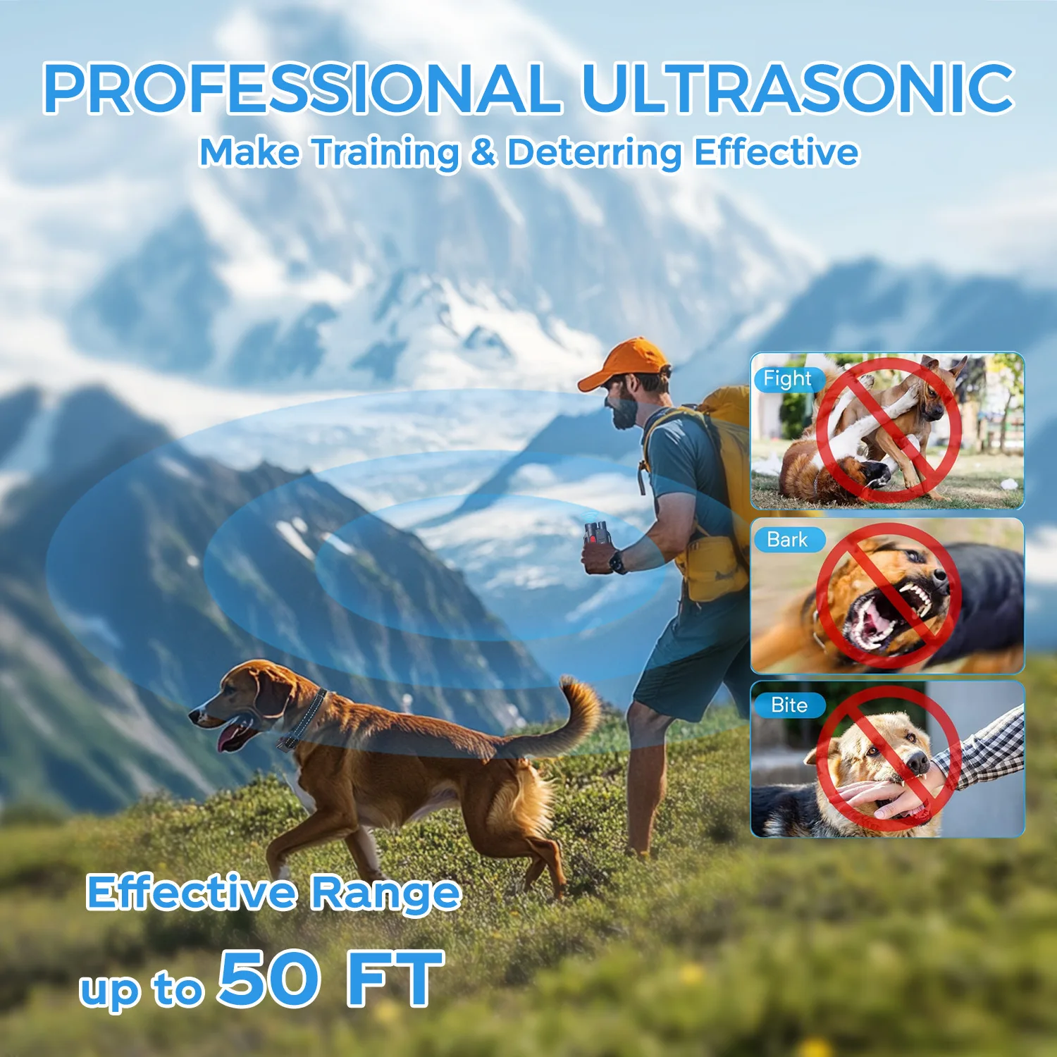No electric shock dog trainer, color screen charging, waterproof collar, barking stopper, enhanced vibration version