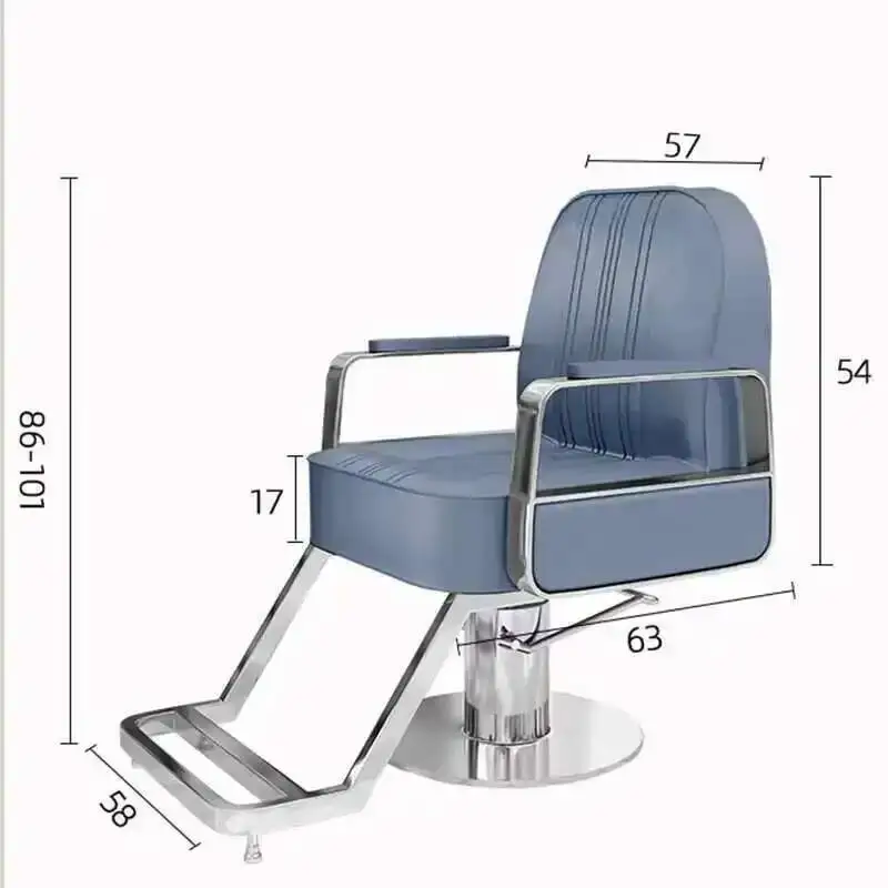 

Chair Salon Vintage Professional Makeup Barbing Chairs Barber Adjustable Beauty Tilted Barbershop Gold Waiting Barberia Shampoo