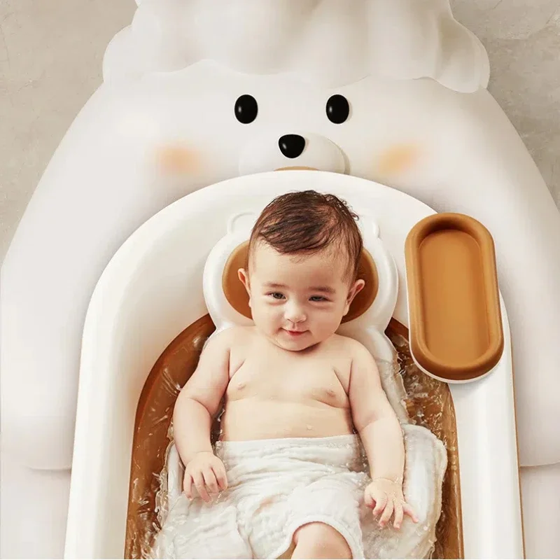 Newborn Baby Bath Support Net Holder Non-Slip Bath Tub Pad Bathtub Mat Safety Shower Care Accessories for Home Baby Bathing Use
