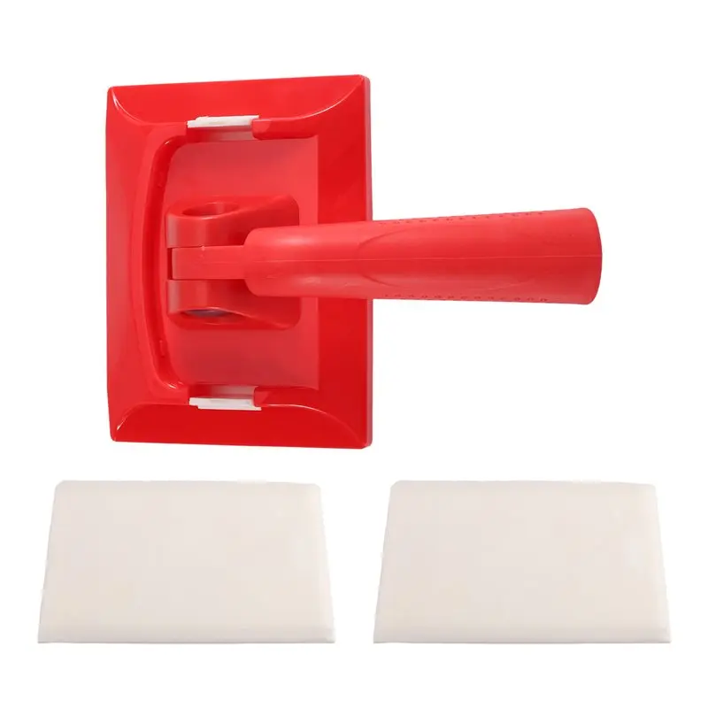 AB34-Paint Edger Trimmer With 2 Pads For Walls & Corners,Adjustable Angle Design,Sponge Paint Pad Applicator