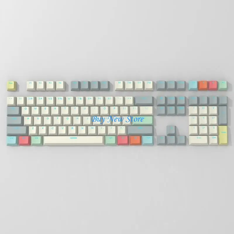 

20ce PBT -клавиш установите двойной выстрел Dyesub с подсветкой клавиш для вишнево -профиля механической