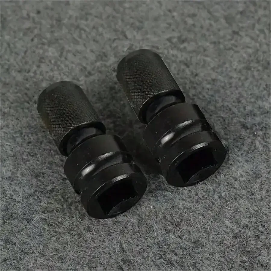 2PCS 1/2인치 사각형에서 1/4인치 육각 라쳇 소켓 임팩트 렌치 소켓 세트 어댑터 스패너 드라이브 컨버터 퀵 릴리즈 도구