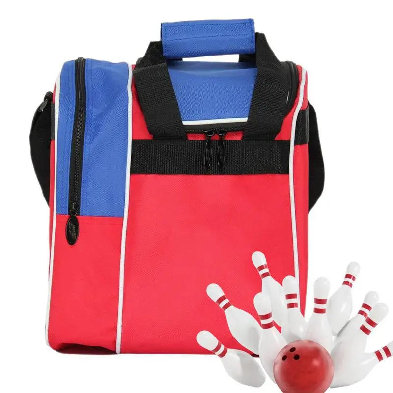 Bowling Ball Handbag, 10 Pin Bowling Shoes Towel Water Bottle Storage Bag, Professional Bowling 18L Large Capacity Carrying Bag