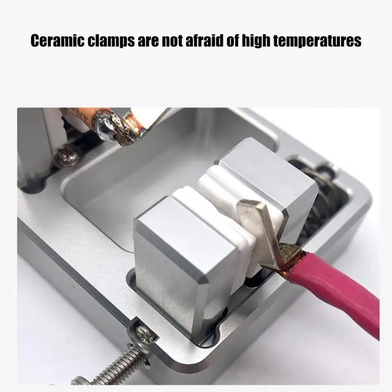 배선용 와이어 클램프 다기능 용접 고정 장치 납땜 도구 배선 고정 장치 와이어 클램프 용접 알루미늄 합금 + 세라믹