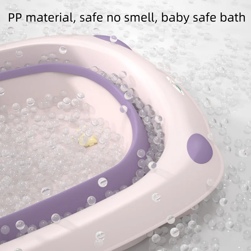 1-3 years old baby bath tub Baby growth type household bath tub with PP material can be folded and portable bath tub