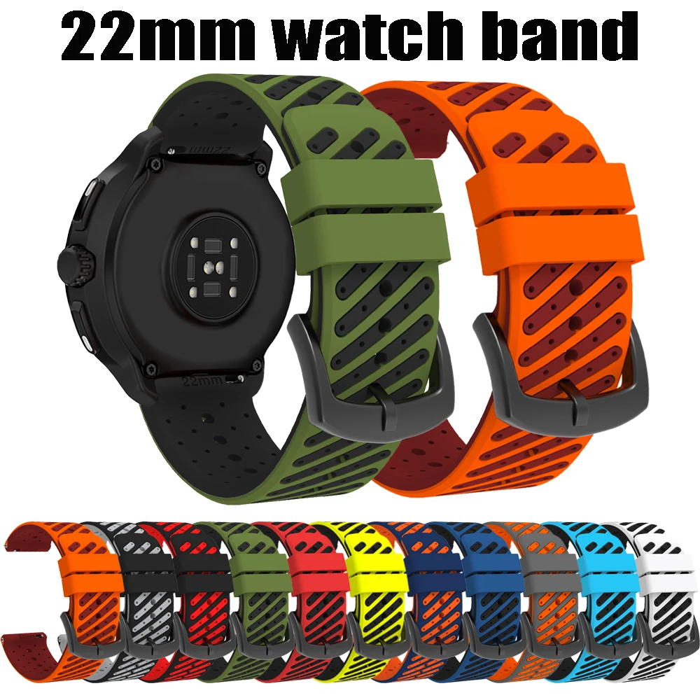 22mm Silikon-Armband für HUAWEI Watch GT6/5/4/3/2 Pro 46mm Smartwatch-Band für Huawei GT 6/5/4/3/2 46mm Uhrenarmband