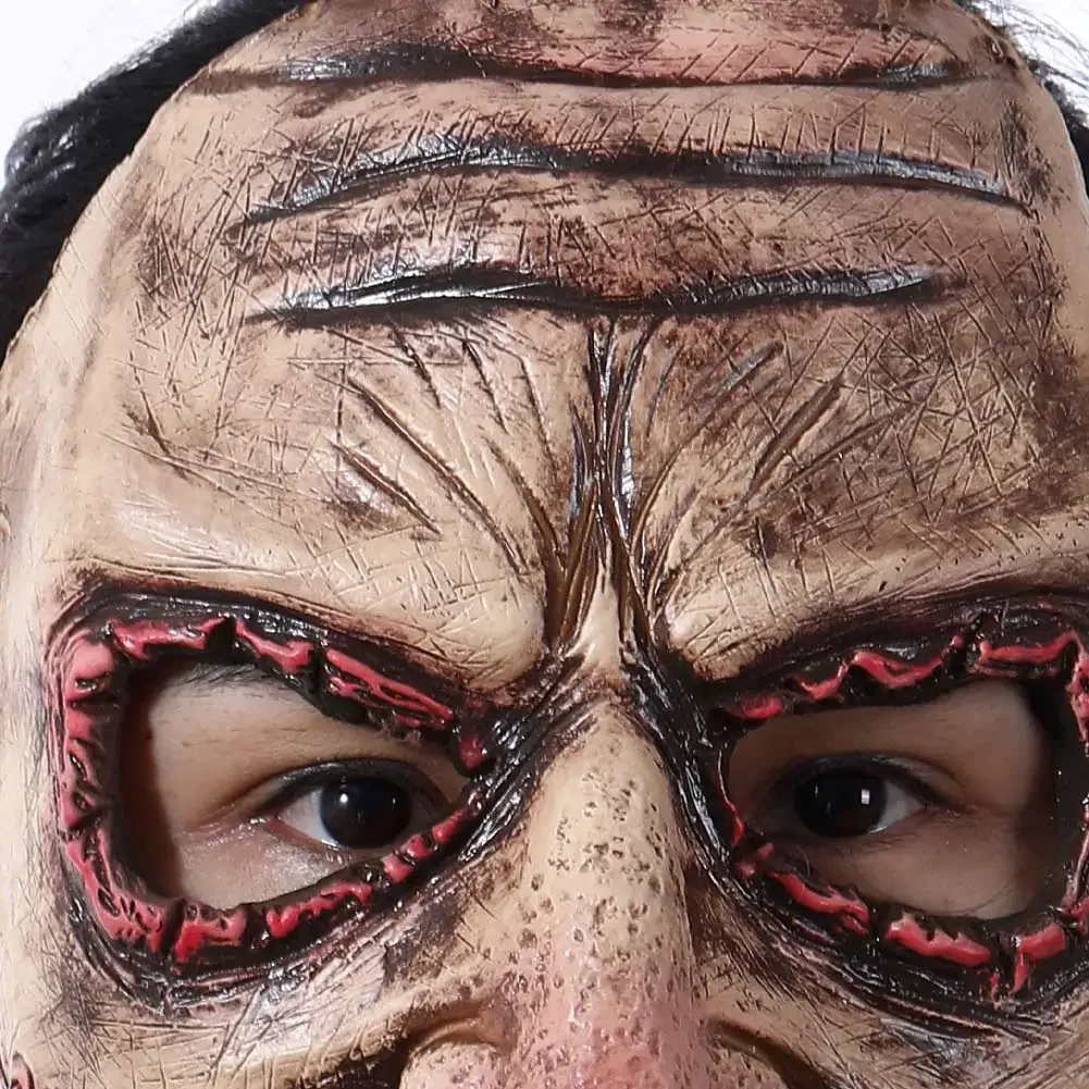 Blutig gepinnt Mund Cosplay Fantasie Maske Horror beängstigend Bühne Verkleidung Kostüm Zubehör erwachsene Männer Rollenspiel Fantasia Requisiten männlich