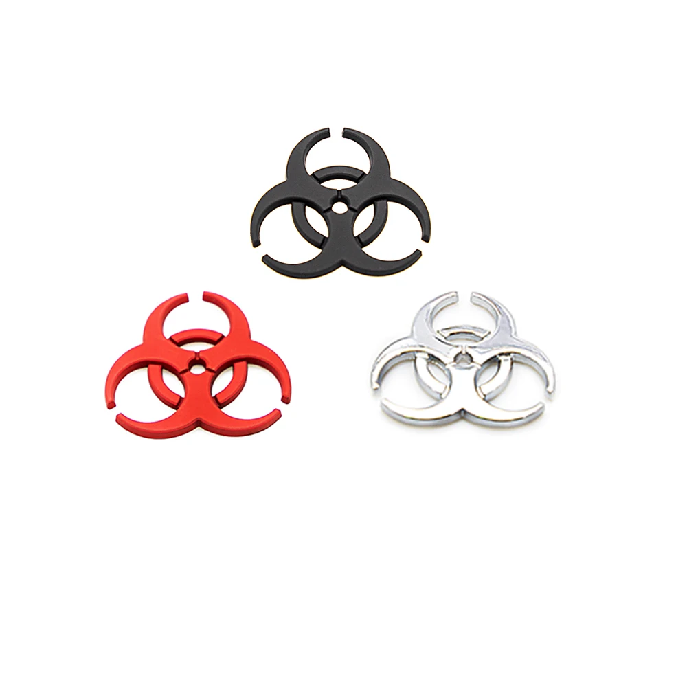 One Piece New General Cool Fashion Zinc Alloy Metal Biochemical Body Metal Chromium 3D Badge Automotive Parts