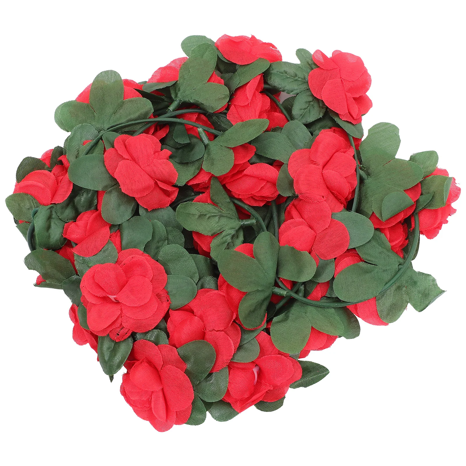 

6Pcs Imitation Flower Vine Stable Material Lightweight Home Party Wedding Decoration Artificial Rose Garland for Festive Holiday