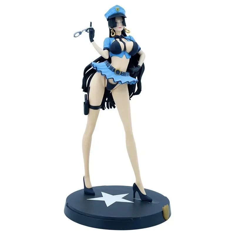 32cm Anime One Piece Gk Female Police Officer Empress Uniform Resonance Series Model Box Figurine