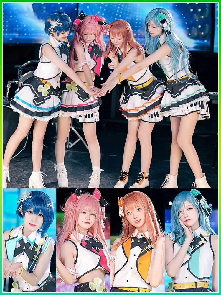 

Game Project Sekai Colorful Stage MORE MORE JUMP Cosplay CostumeMinori Shizuku Momoi Airi Kiritani Haruka Cosplay Dress Suit