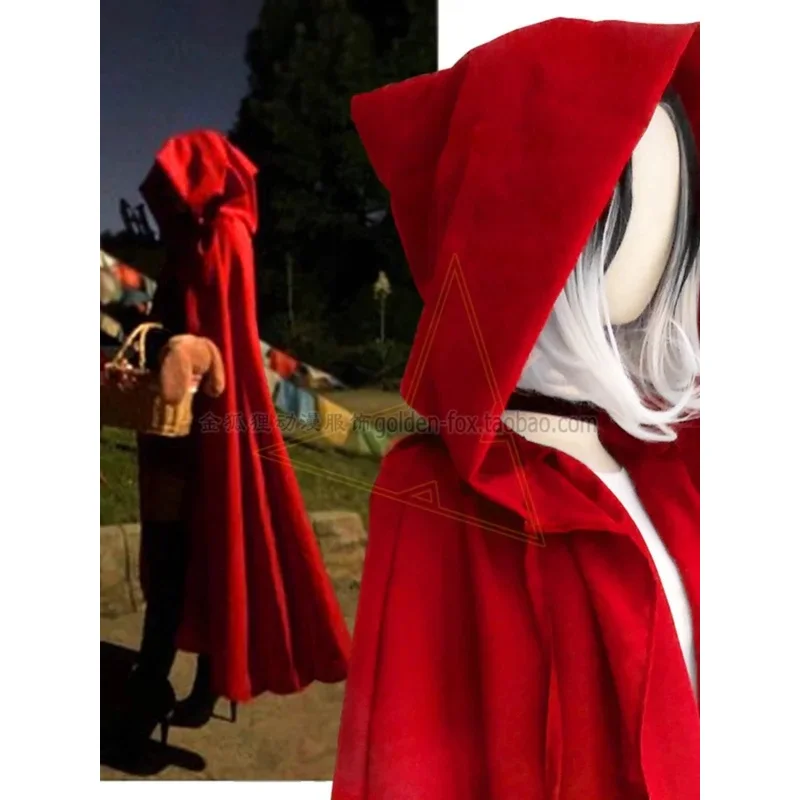 Платье для представлений на Хэллоуин с красным капюшоном