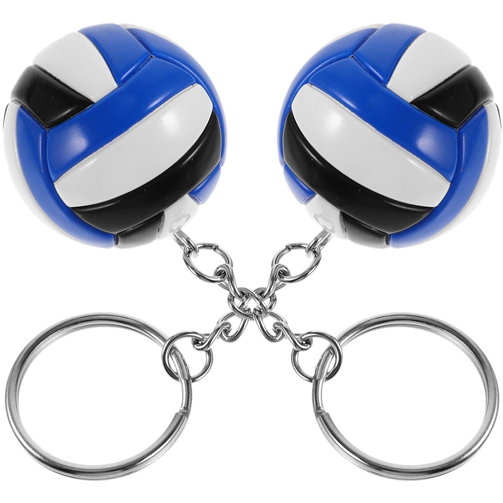 

2pcs Volleyball Keychain Creative Design Bag Pendant Decoration Sports Souvenir Multi Functional Team Party Favors Carnival