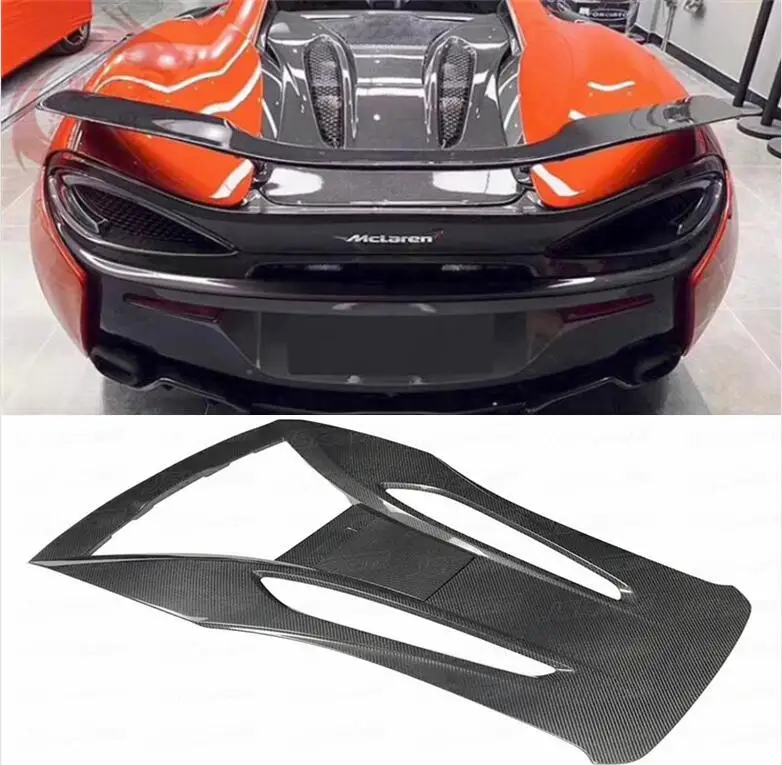 Carbon Fiber Rear Trunk Window Hood Bonnet Auto Body Engine Parts Frame Cover For McLaren 540c 570s 2015 2016 2017 2018 2019