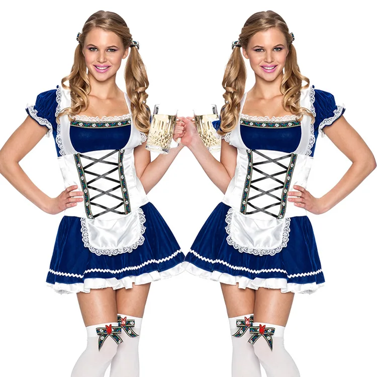 

Bavarian Oktoberfest Role-playing Costume Female Beer Game Uniform Cosplay Waitress