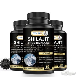 ByurWill Himalaya Original Shilajit Capsules Rich Trace Minerals & 50% Fulvic Acid Support Immunity, Muscle & Endurance, Energy