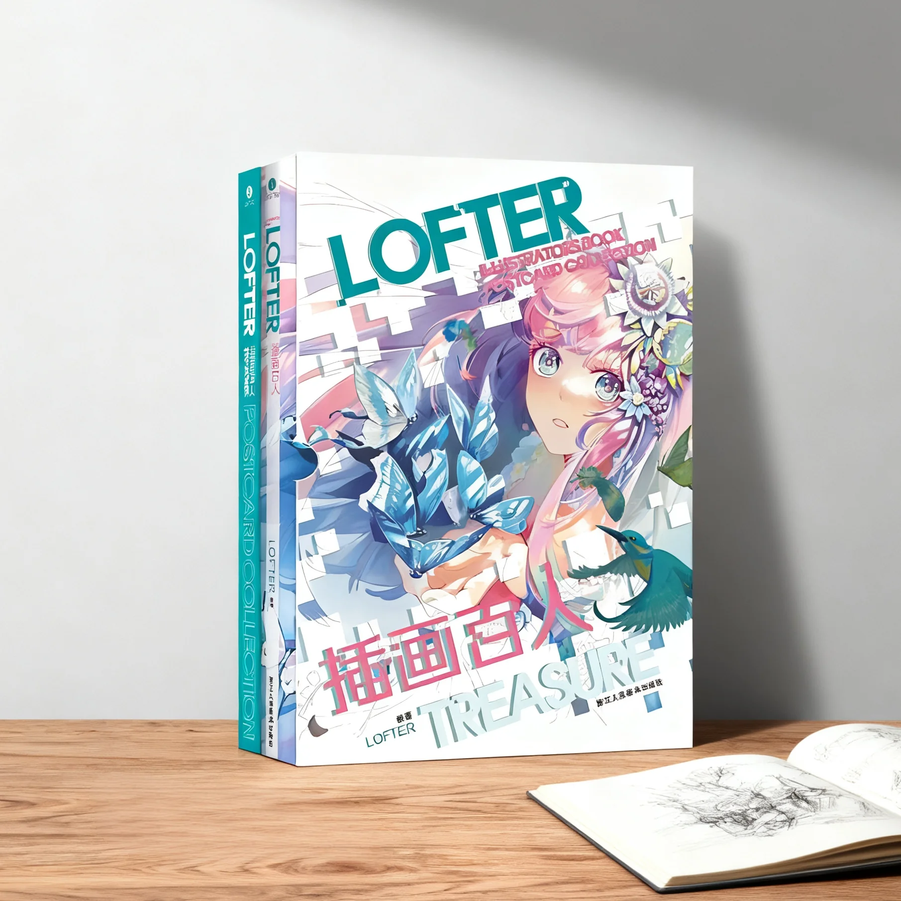 Lofter Illustrations 100 Comics Technique Books Two-dimensional Painting Collection Album book