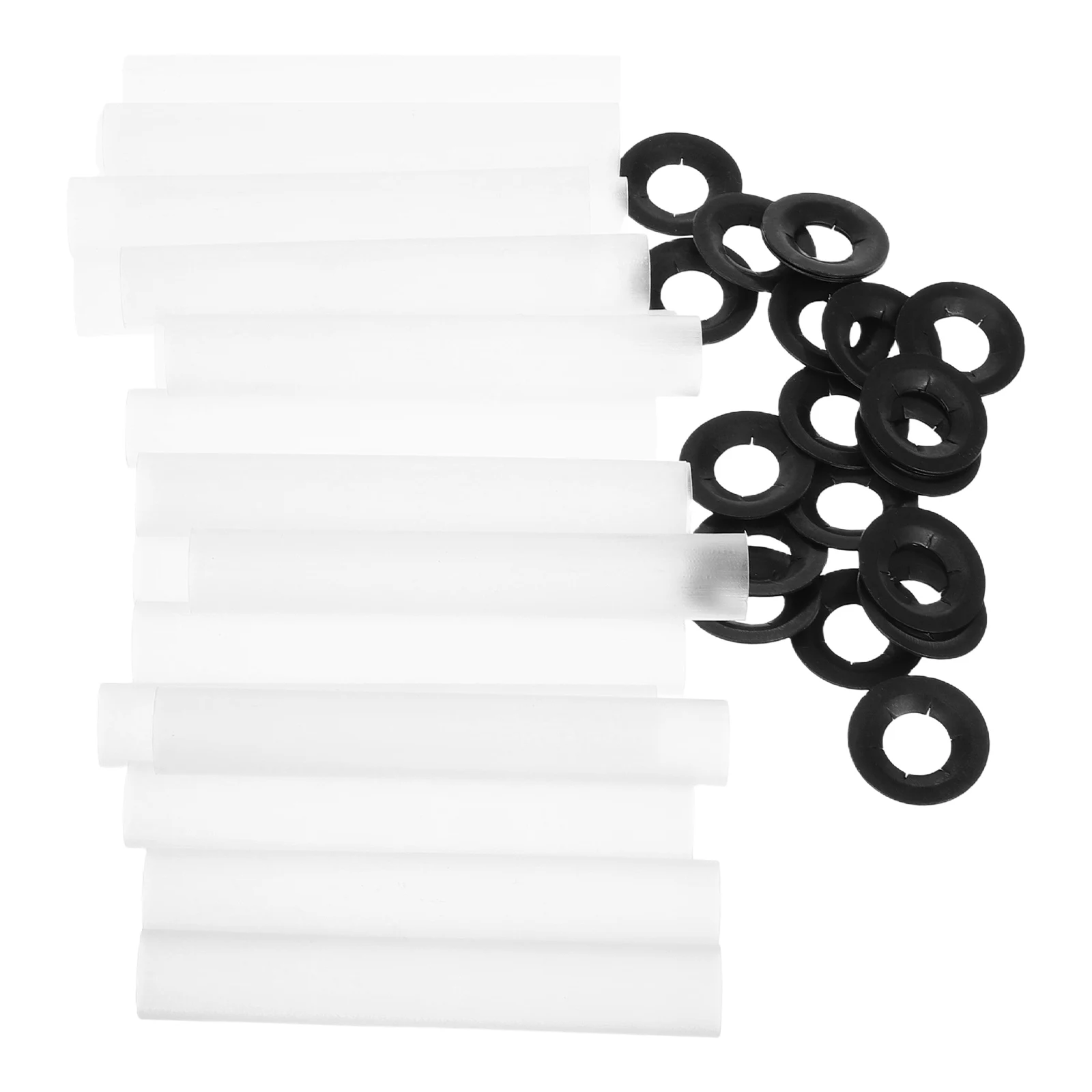 

1 Set Garage Door Hinges Quiet Roller Sleeves Kit Replacement For Noisy Doors Durable Plastic Hinge Shaft Covers Compatible With