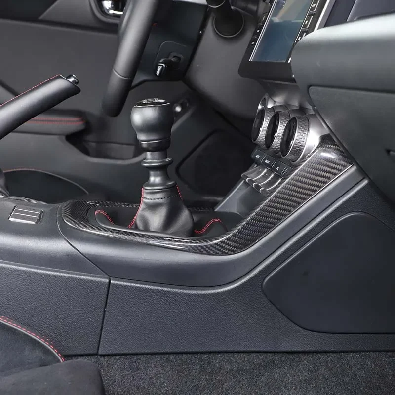 For 2022+ Subaru BRZ/Toyota 86 center shifter frame decoration car interior decoration accessories real carbon fiber material