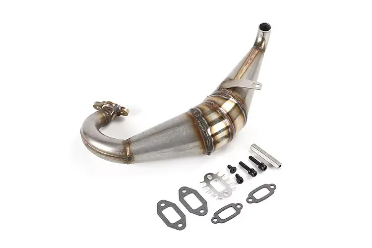 Stainless Steel Dominator Exhaust Pipe For 1/5 ROFUN LT LOSI 5IVE-T