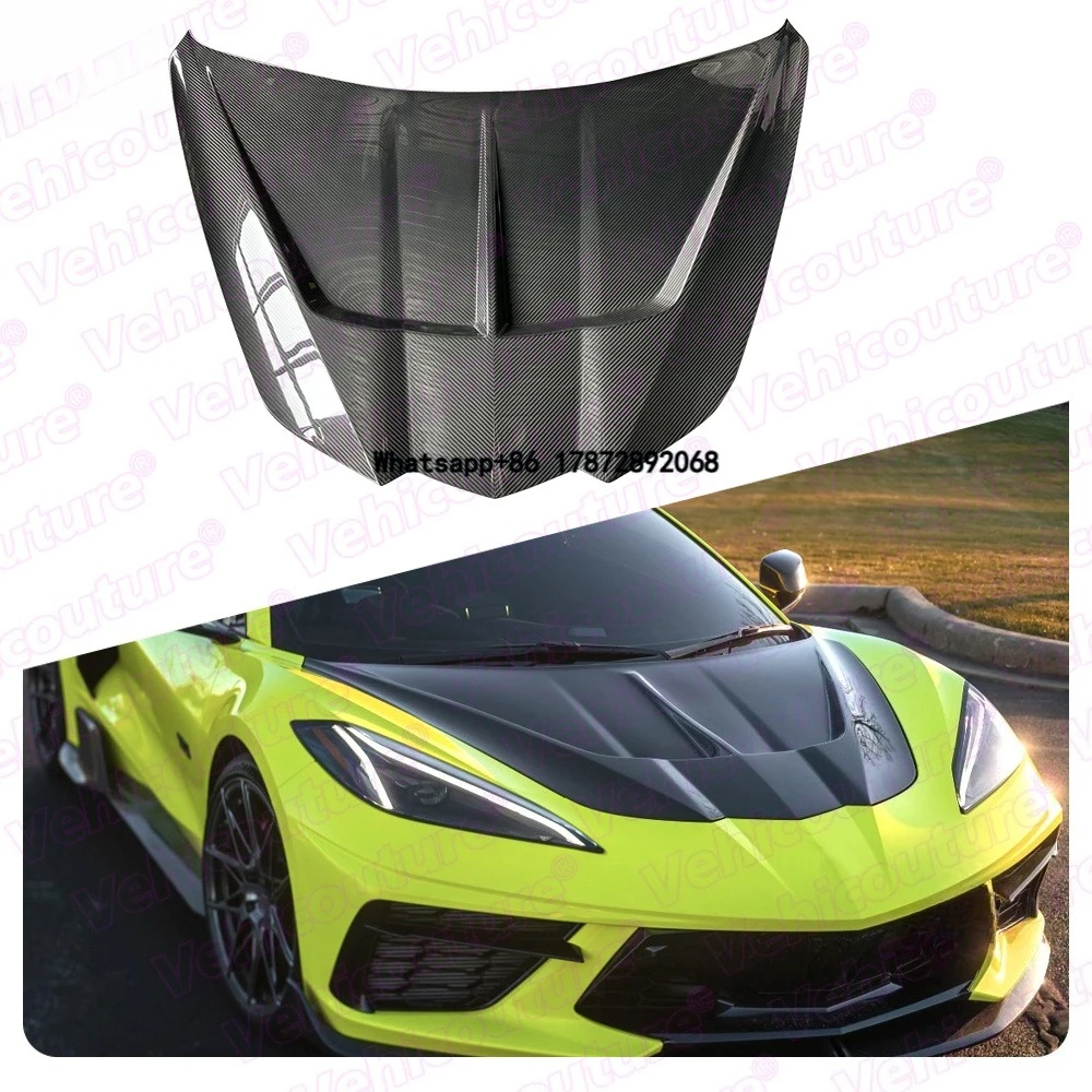 

Auto Modification Conversion Facelift Refit Retrofit Carbon OEM V ZR1 Fiber Hood Bonnet for Corvette C8 2020 2021 2022 2023 2024