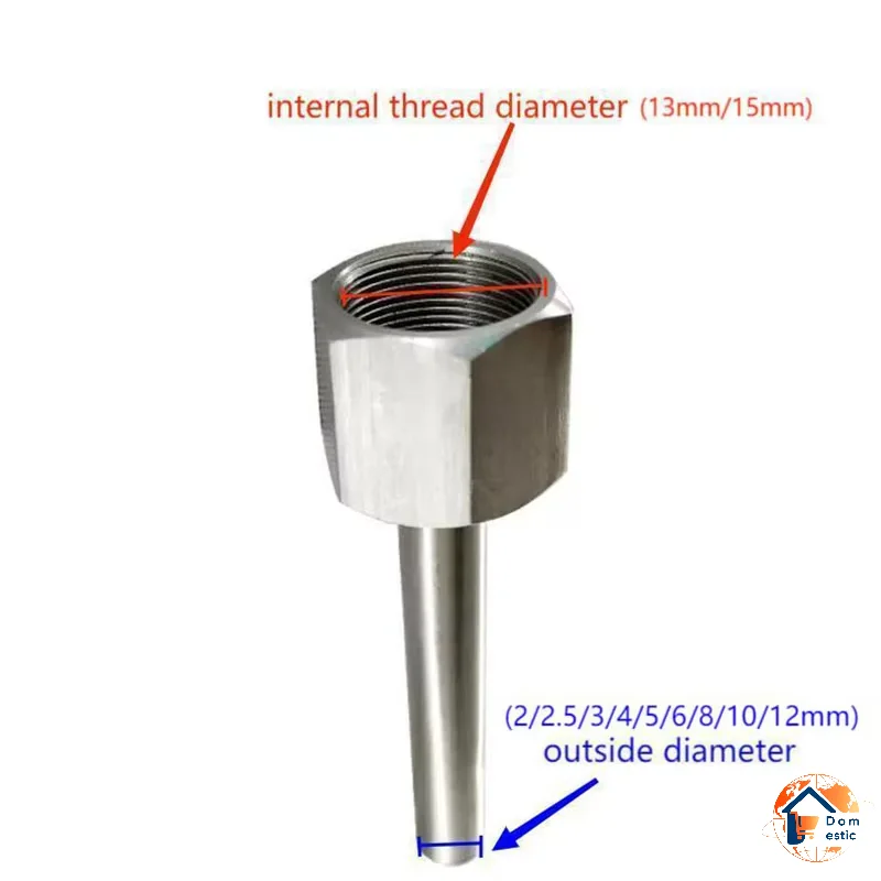 Filling Nozzle Of Horizontal vertical Paste Liquid Filling Machine Accessories 2 to 12mm Filling Nozzle diameter